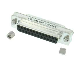 DB25 Gender Changer, Female to Female Adapter